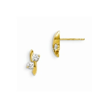 Details about 14K Yellow Gold Madi K Children's 6 MM CZ Crown Post Earrings MSRP $167 Details about 14K Yellow Gold Madi K Children's 6 MM CZ Crown Post Earrings MSRP $167